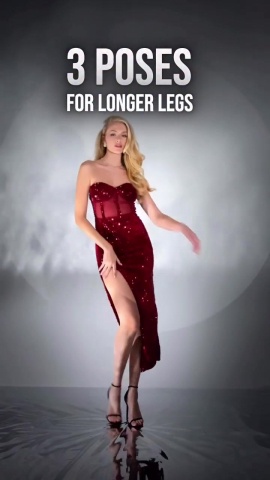三種適合長腿女性的拍照姿勢
